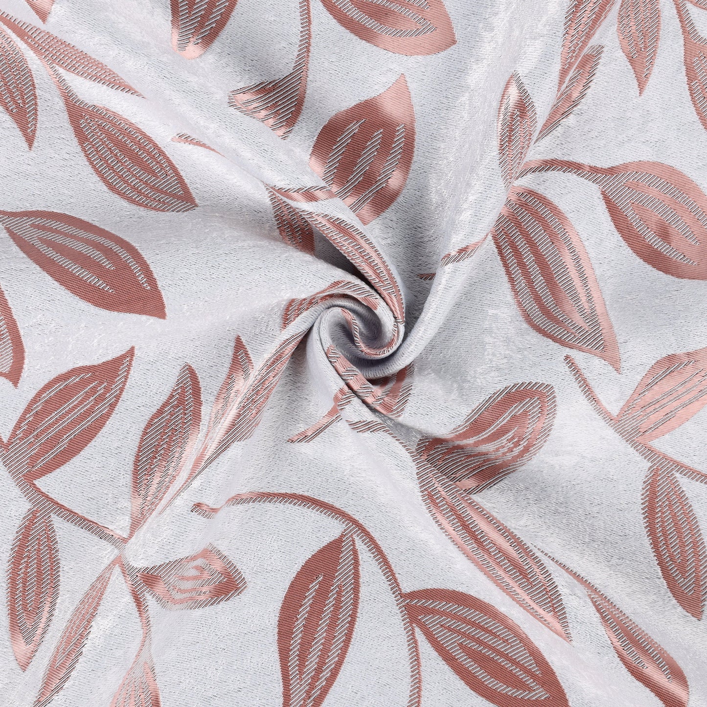 Leaves Room Darkening Washable Blackout Curtain Panels. Set of 2