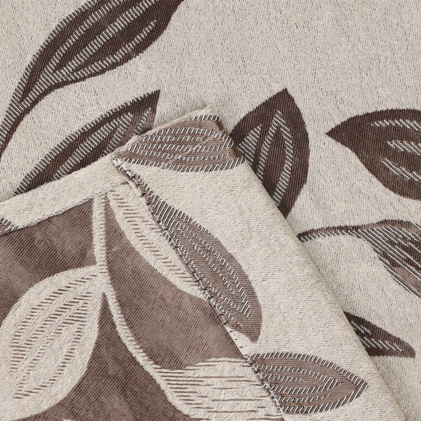 Leaves Room Darkening Washable Blackout Curtain Panels. Set of 2