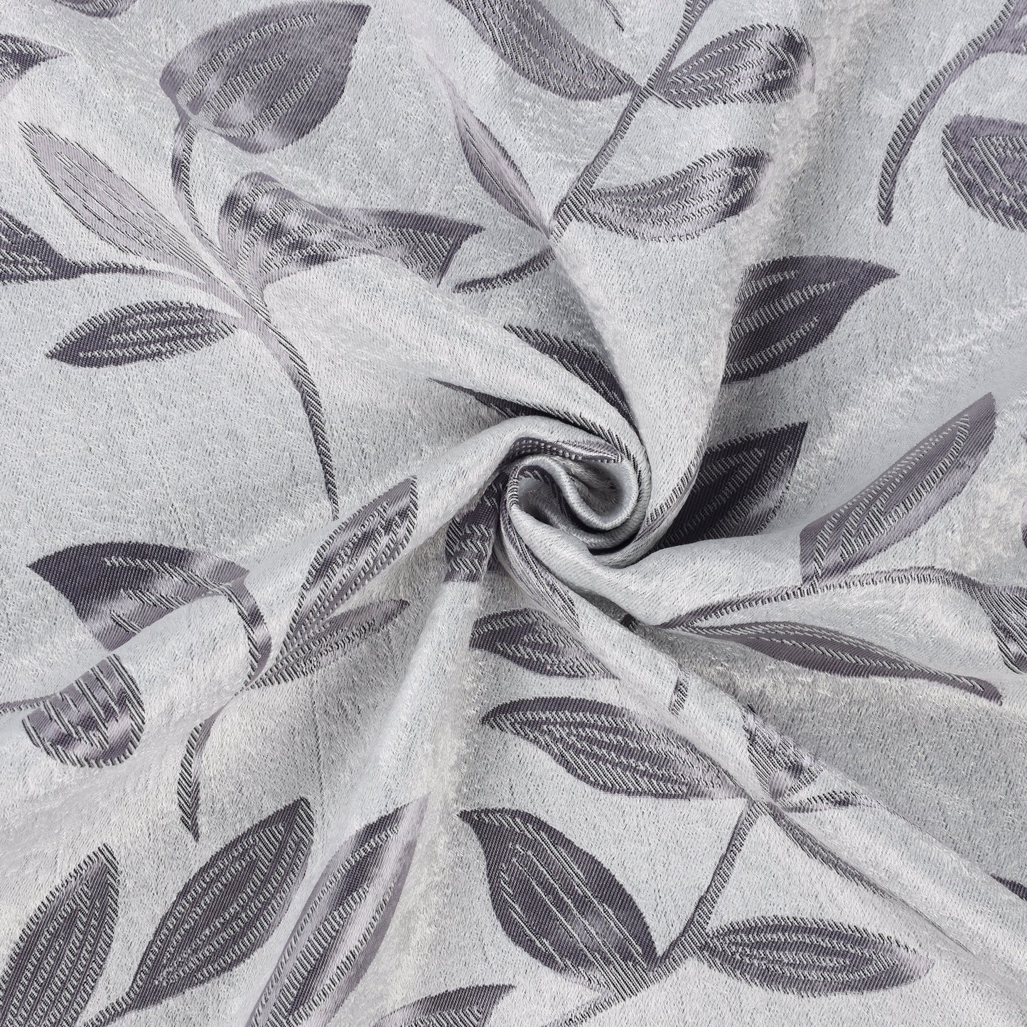 Leaves Room Darkening Washable Blackout Curtain Panels. Set of 2