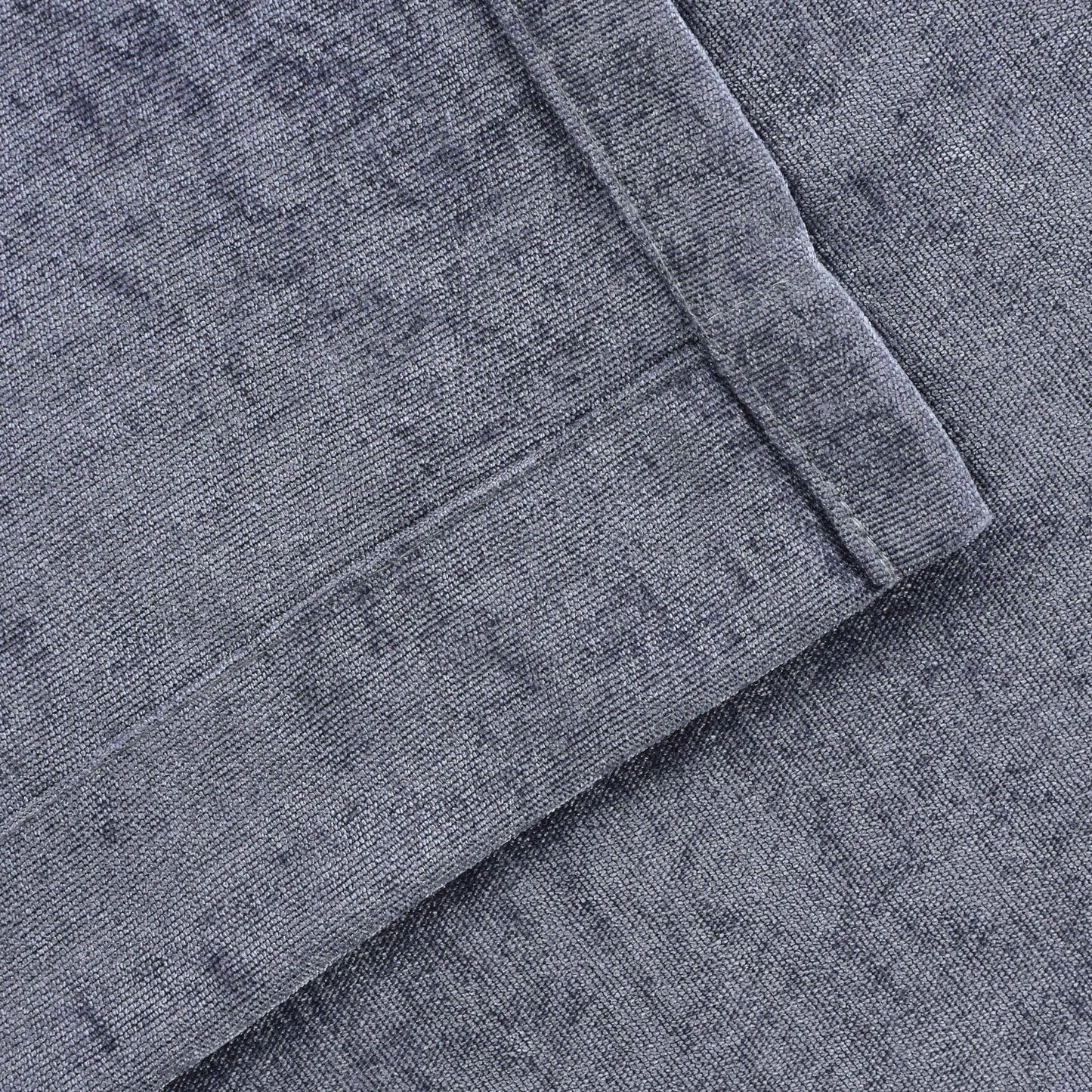 Noor Semi-Blackout Chenille Washable Grommet Curtains. Set of 2 Panels