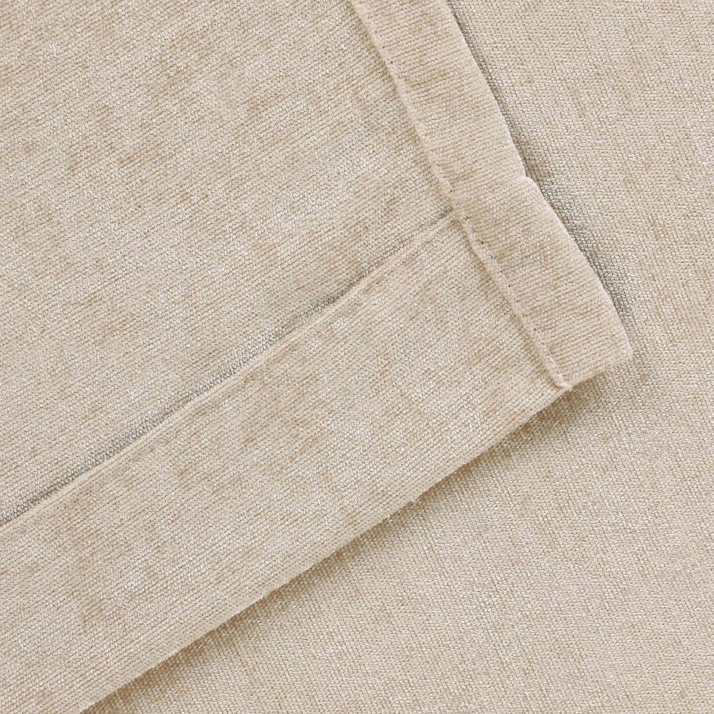 Noor Semi-Blackout Chenille Washable Grommet Curtains. Set of 2 Panels