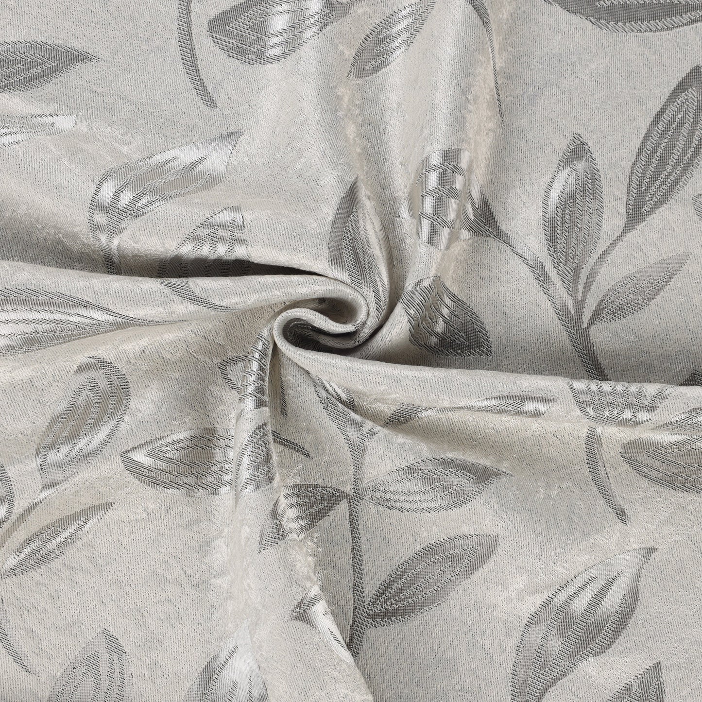 Leaves Room Darkening Washable Blackout Curtain Panels. Set of 2