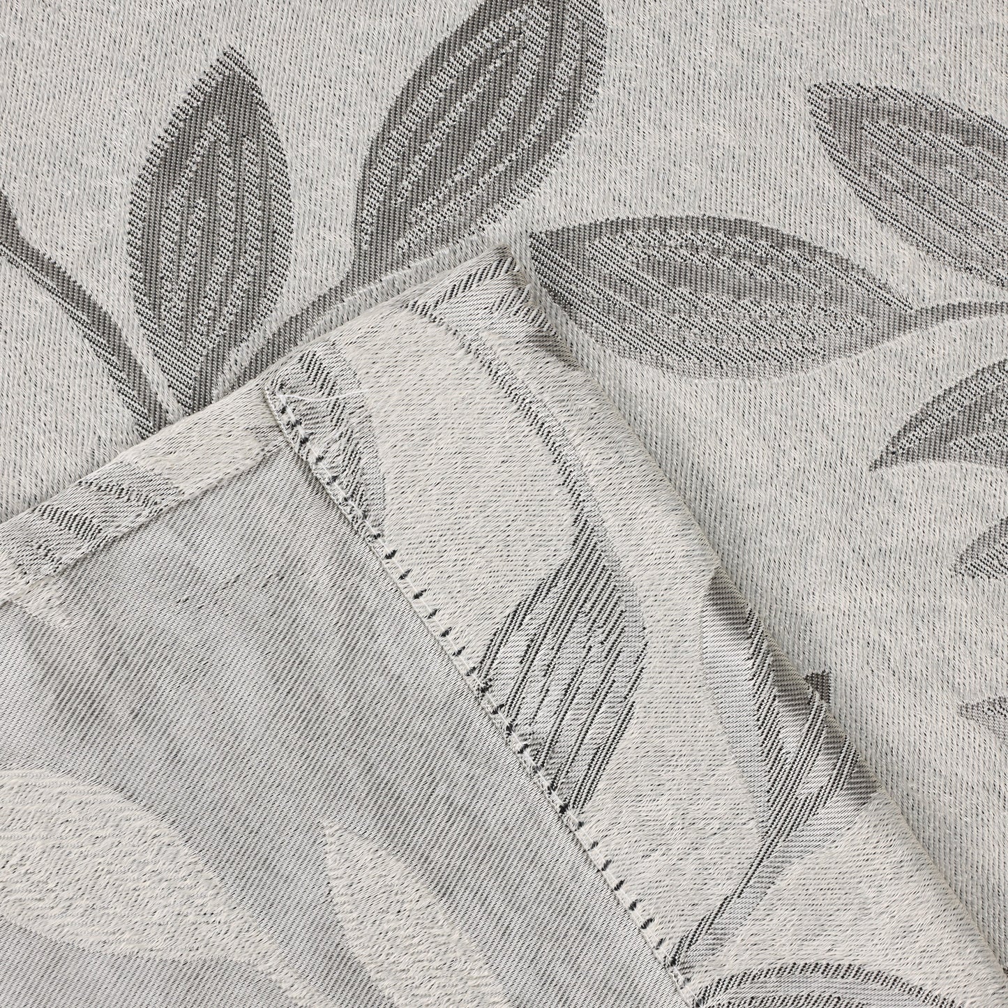 Leaves Room Darkening Washable Blackout Curtain Panels. Set of 2