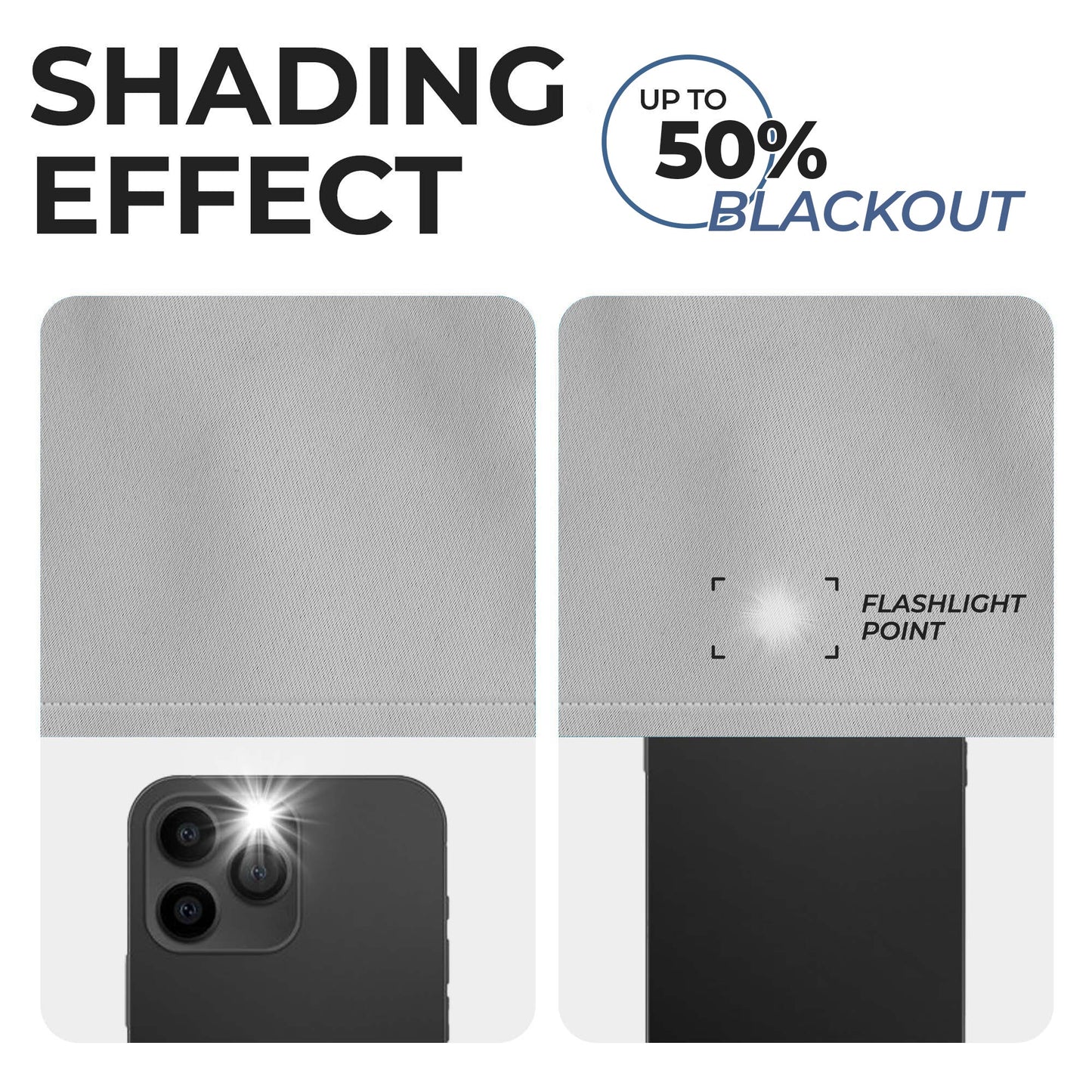 Solid Room Darkening Rod Pocket Blackout Curtain Panels. Set of 2