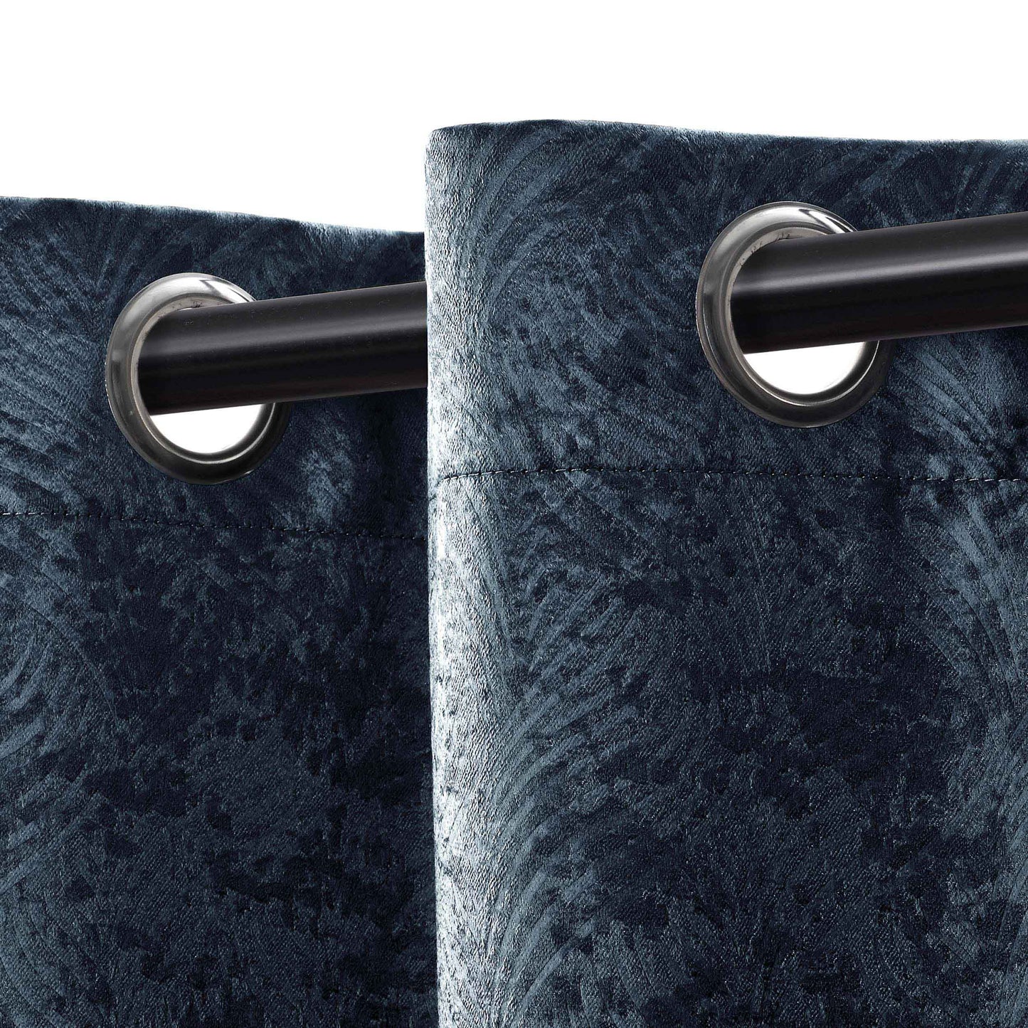 Waverly Geometric Washable Room Darkening Blackout Curtains. Set of 2