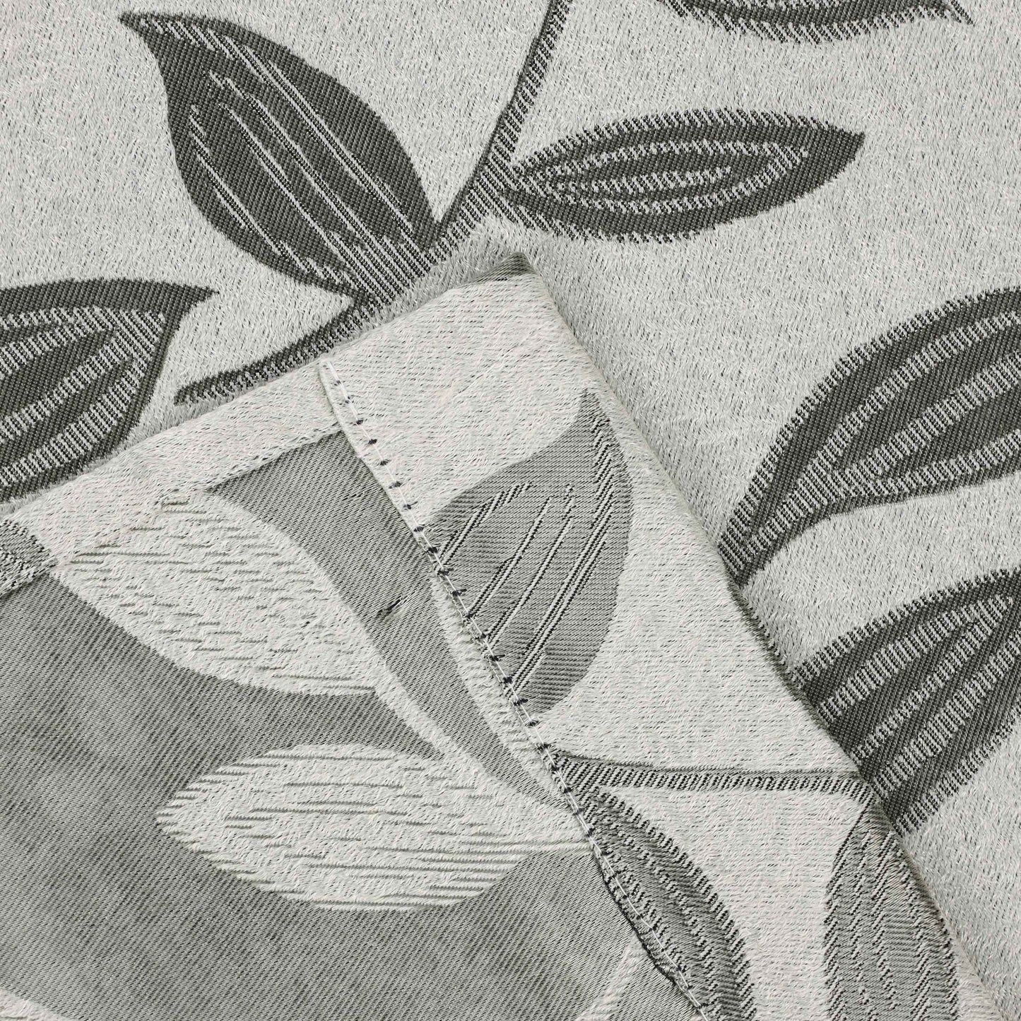 Leaves Room Darkening Washable Blackout Curtain Panels. Set of 2