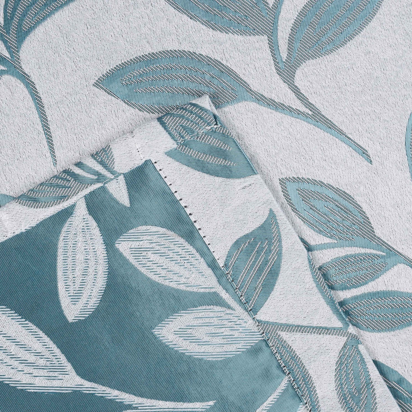 Leaves Room Darkening Washable Blackout Curtain Panels. Set of 2