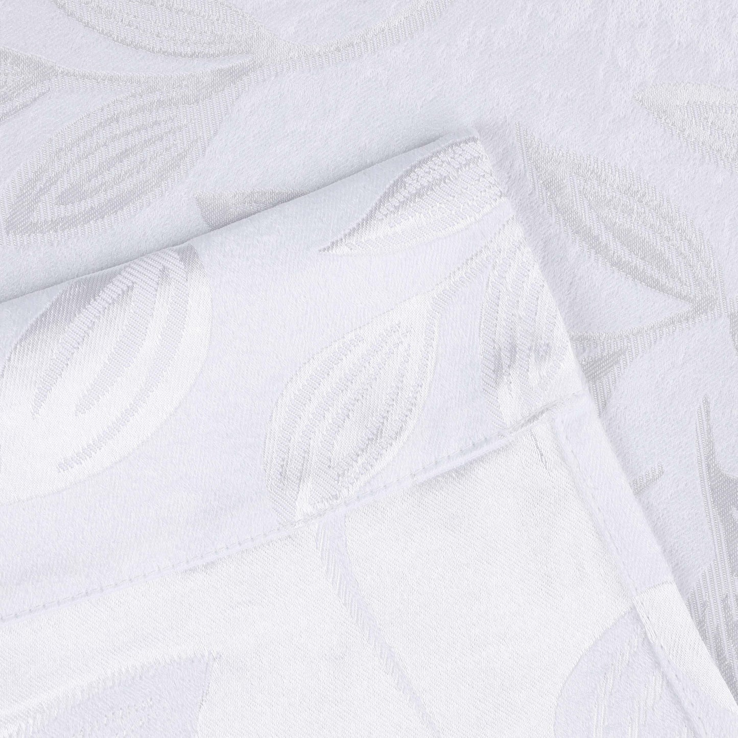 Leaves Room Darkening Washable Blackout Curtain Panels. Set of 2