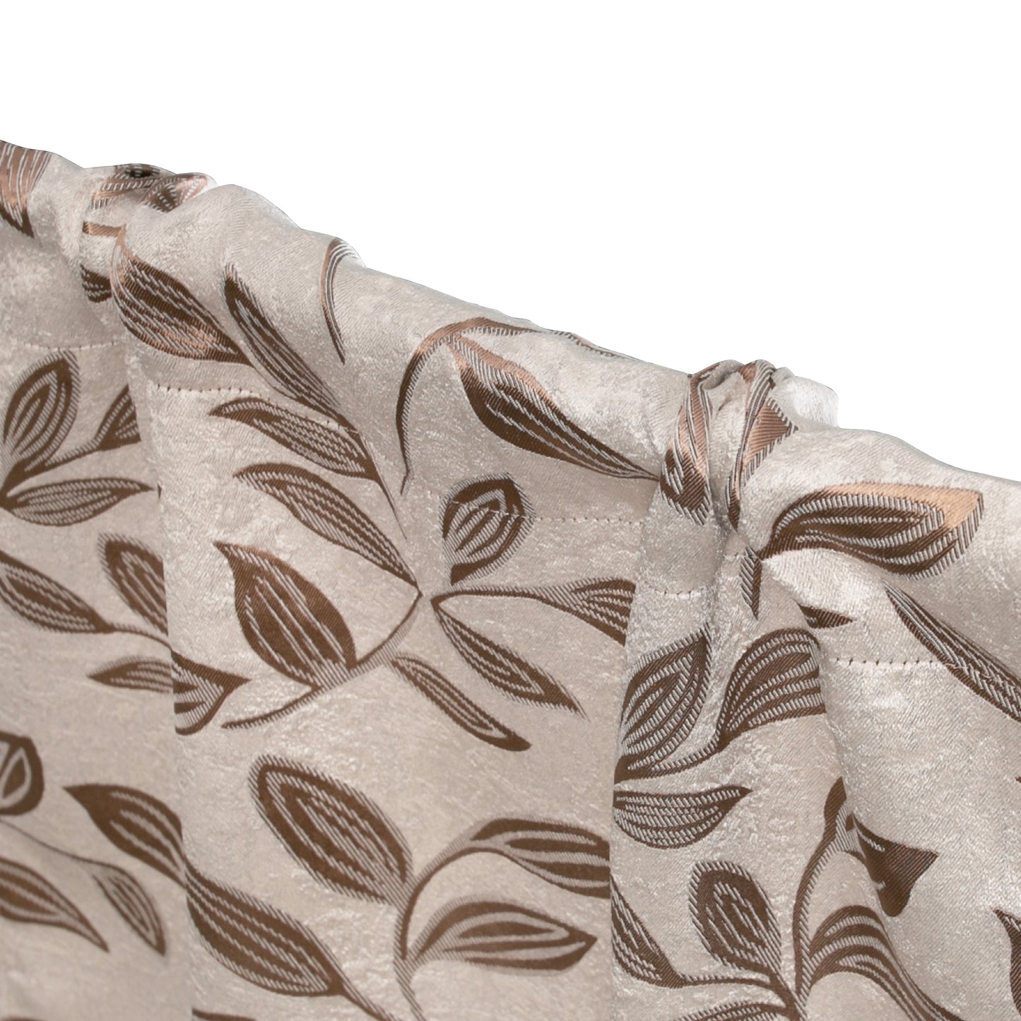 Leaves Room Darkening Washable Blackout Curtain Panels. Set of 2