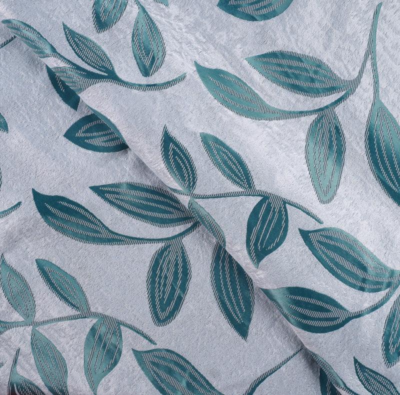 Leaves Machine Washable Room Darkening Blackout Curtains. Set of 2