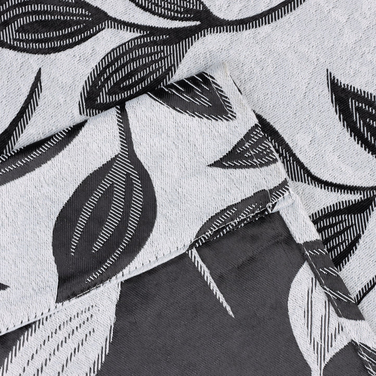 Leaves Room Darkening Grommet Blackout Curtain Panels. Set of 2