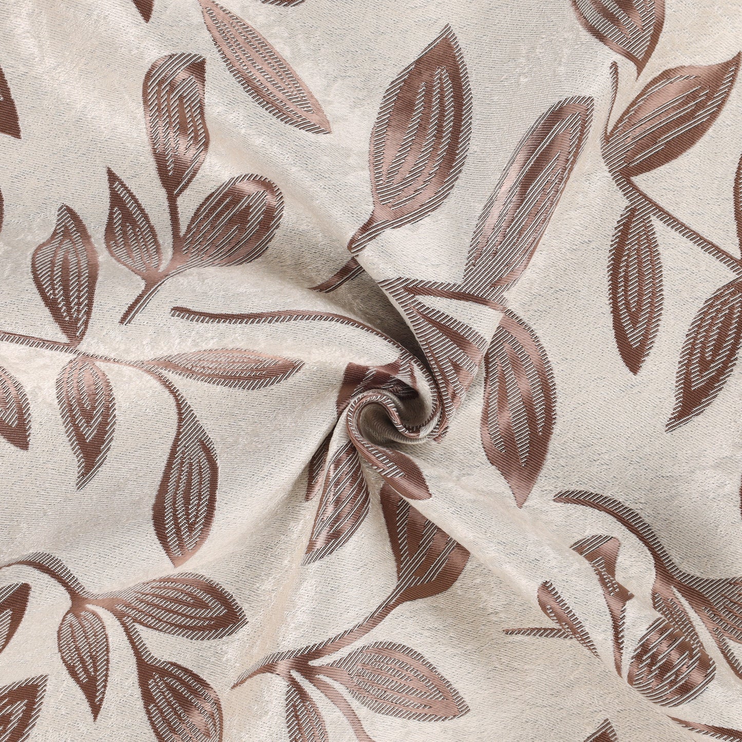 Leaves Room Darkening Washable Blackout Curtain Panels. Set of 2