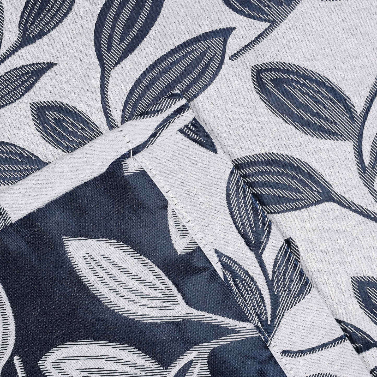 Leaves Room Darkening Washable Blackout Curtain Panels. Set of 2