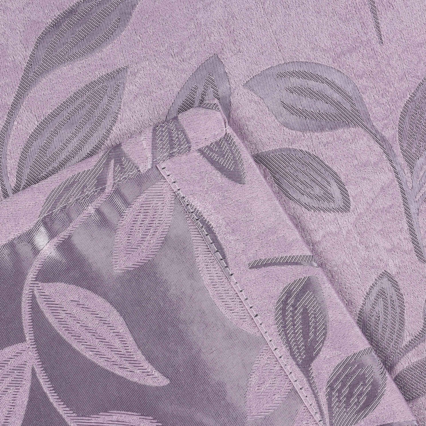 Leaves Room Darkening Washable Blackout Curtain Panels. Set of 2