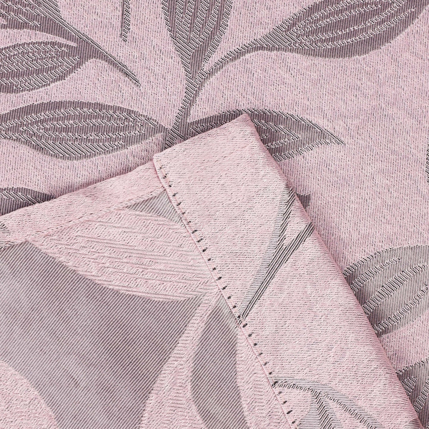 Leaves Room Darkening Washable Blackout Curtain Panels. Set of 2