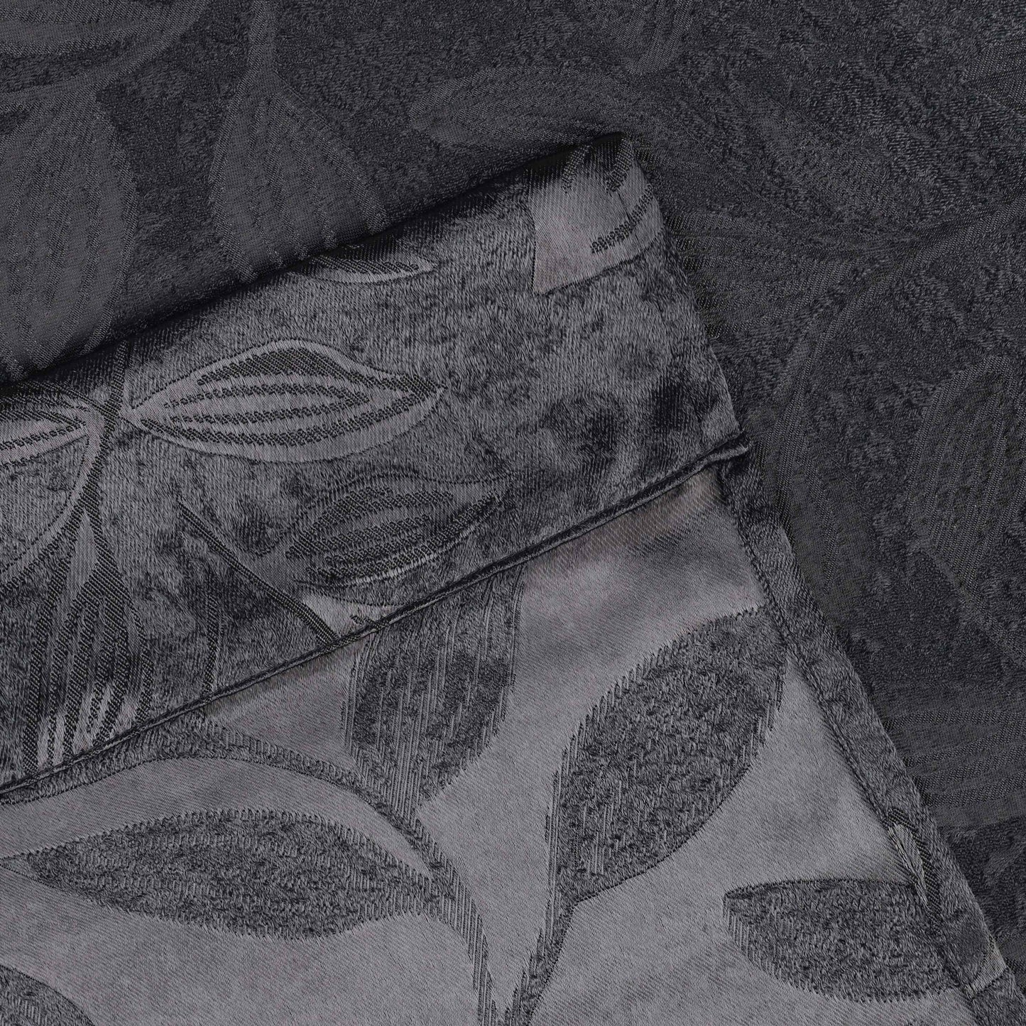 Leaves Washable Room Darkening Blackout Curtain Panels. Set of 2