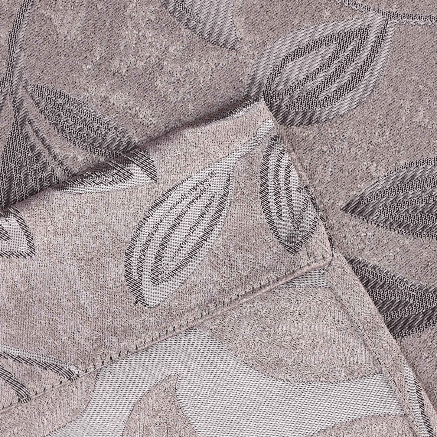 Leaves Washable Room Darkening Blackout Curtain Panels. Set of 2