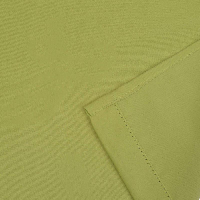 Rod Pocket Room Darkening Solid Blackout Curtains. Set of 2