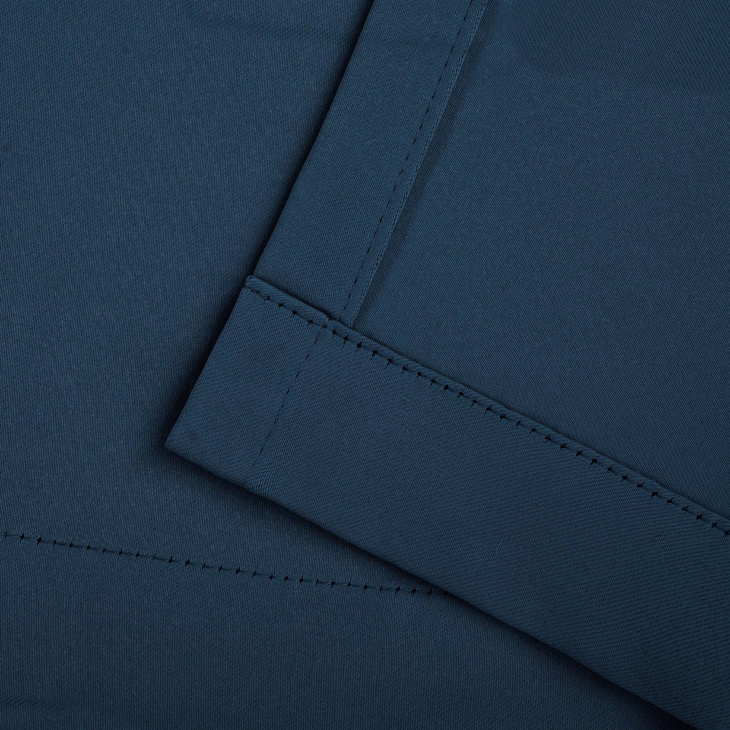 Solid Room Darkening Rod Pocket Blackout Curtain Panels. Set of 2
