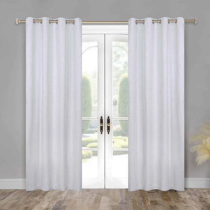Nyan 100% Blackout Machine Washable Grommet Curtains. Set of 2 Panels