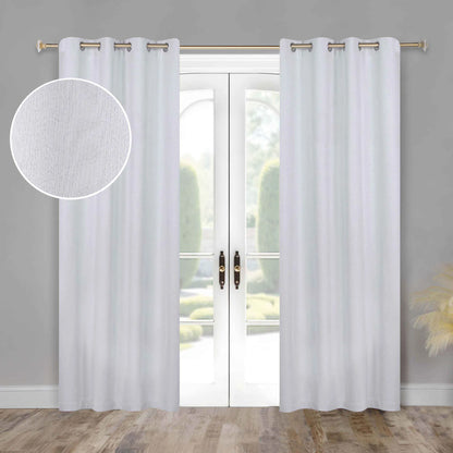Neal 100% Blackout Machine Washable Grommet Curtains. Set of 2 Panels