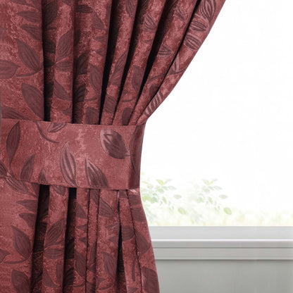 Leaves Room Darkening Washable Blackout Curtain Panels. Set of 2