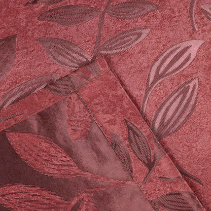 Leaves Room Darkening Washable Blackout Curtain Panels. Set of 2