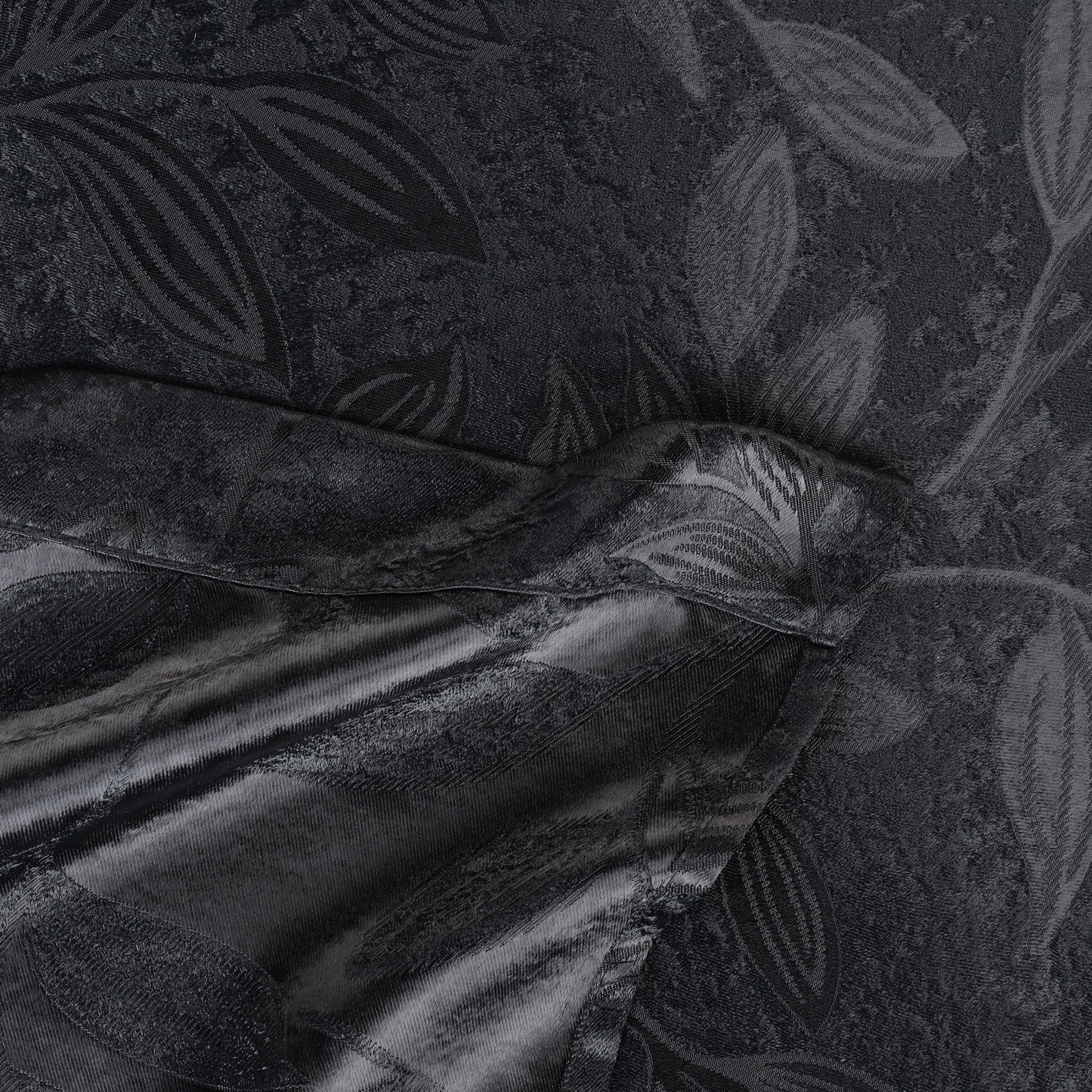 Leaves Room Darkening Grommet Blackout Curtain Panels. Set of 2