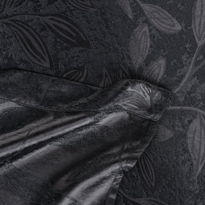 Leaves Room Darkening Grommet Blackout Curtain Panels. Set of 2