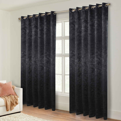 Leaves Room Darkening Grommet Blackout Curtain Panels. Set of 2