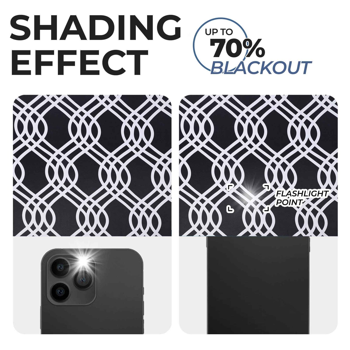Ribbon Trellis Washable Room Darkening Blackout Curtains. Set of 2