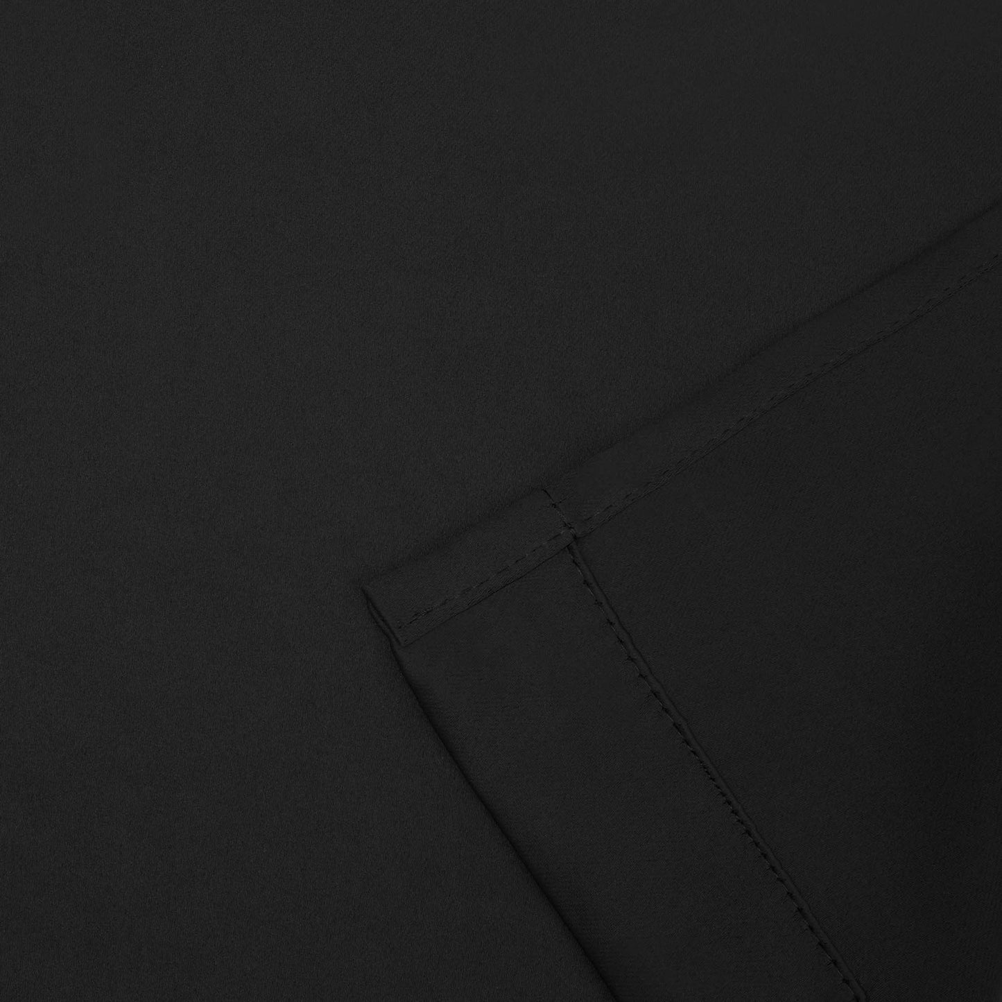 Classic Modern Solid Room Darkening Blackout Curtain Panels. Set of 2