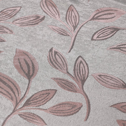 Leaves Machine Washable Room Darkening Blackout Curtains. Set of 2