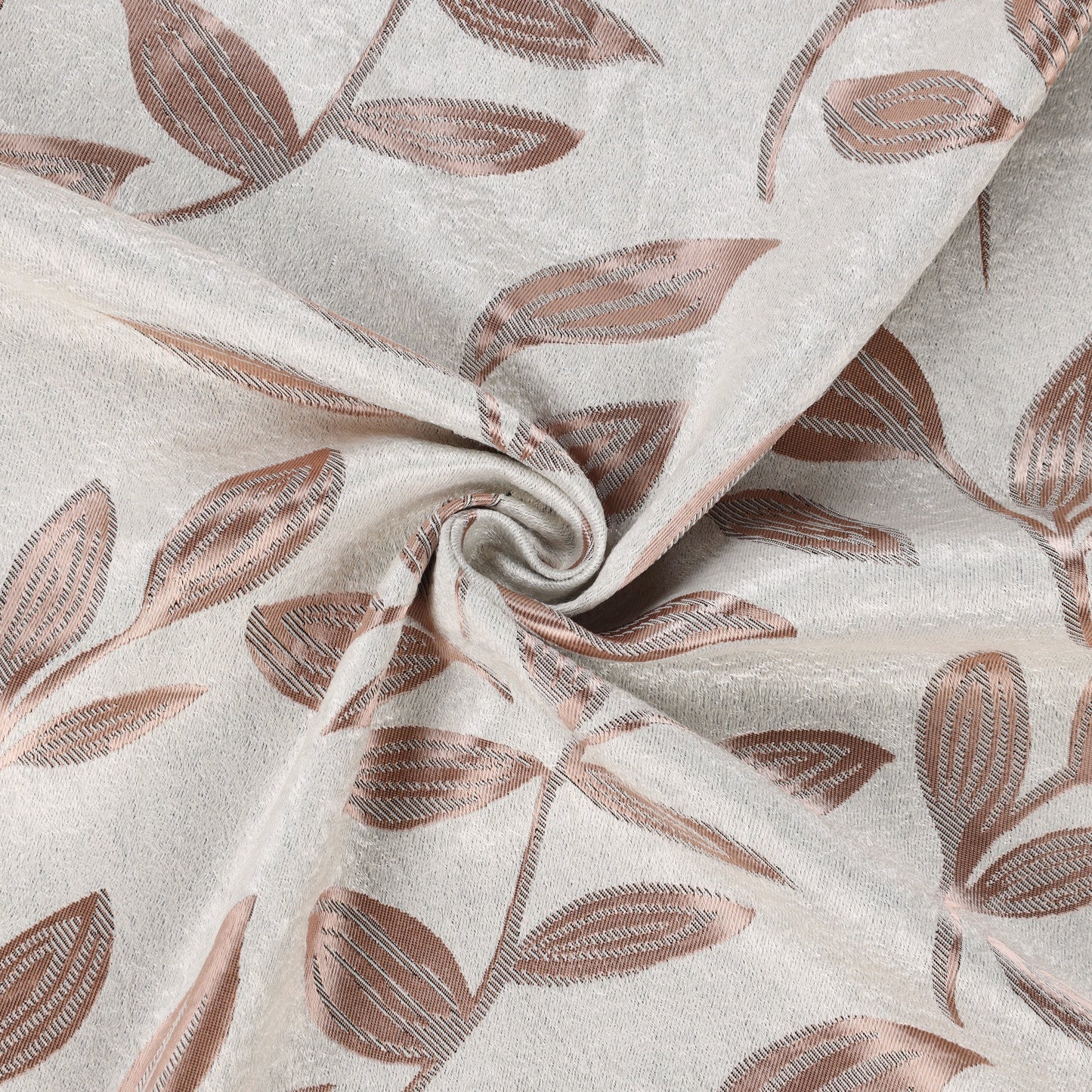 Leaves Room Darkening Washable Blackout Curtain Panels. Set of 2