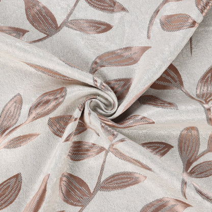 Leaves Room Darkening Washable Blackout Curtain Panels. Set of 2