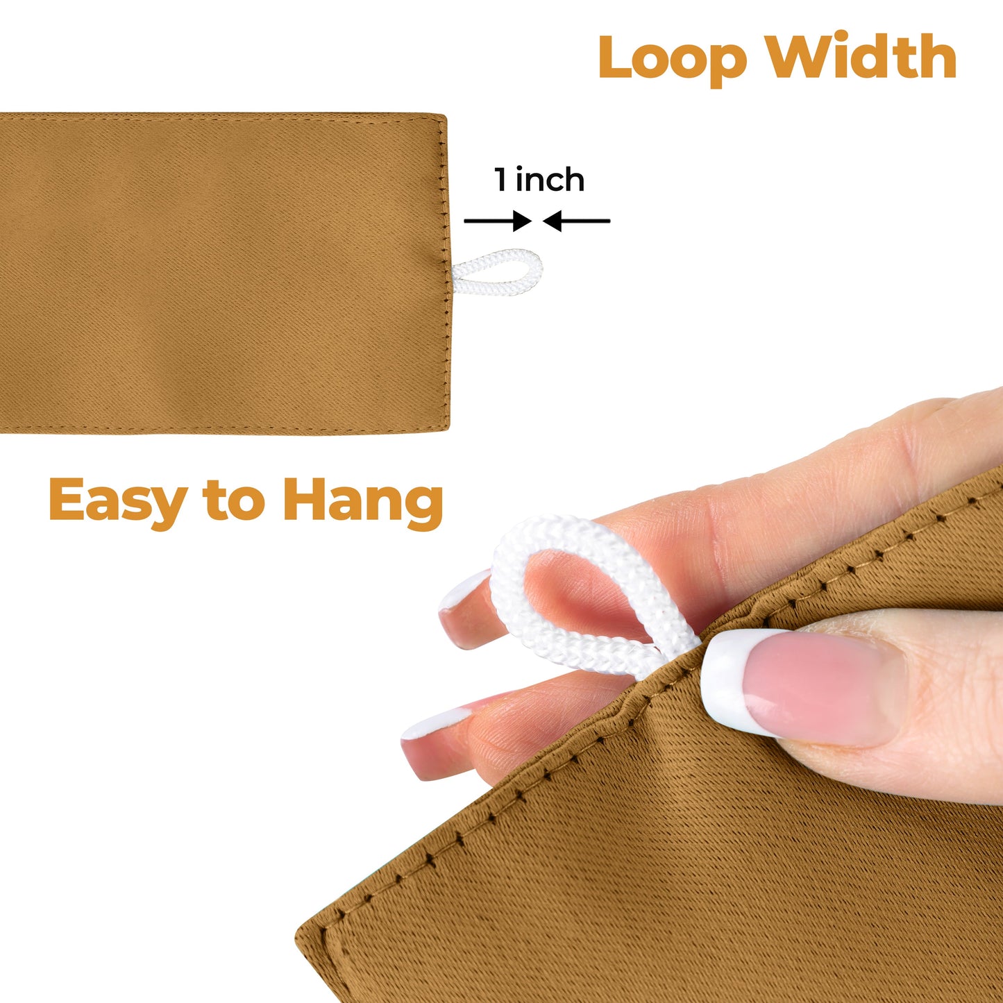 Classic Modern Solid Room Darkening Blackout Curtain Panels. Set of 2