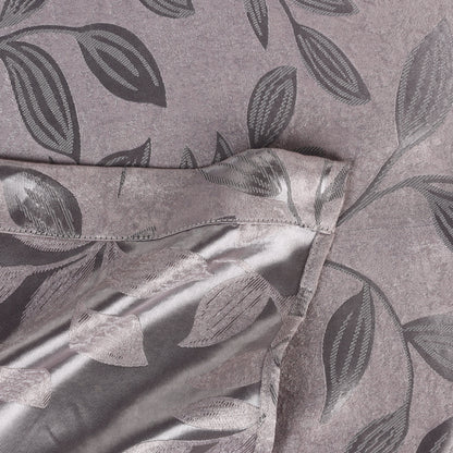 Leaves Room Darkening Washable Blackout Curtain Panels. Set of 2