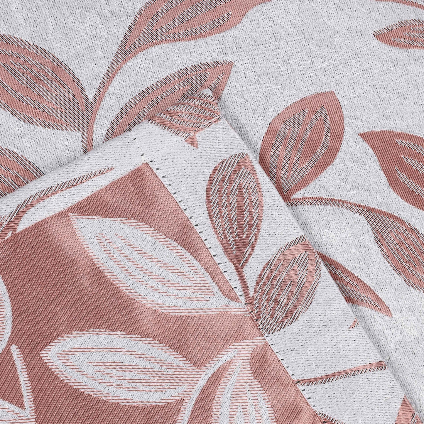 Leaves Room Darkening Washable Blackout Curtain Panels. Set of 2