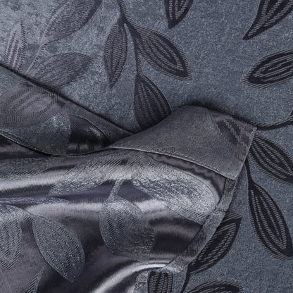 Leaves Room Darkening Washable Blackout Curtain Panels. Set of 2