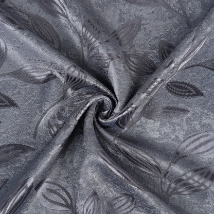 Leaves Room Darkening Washable Blackout Curtain Panels. Set of 2