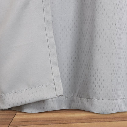 Modern Shimmer Washable Room Darkening Blackout Curtains. Set of 2
