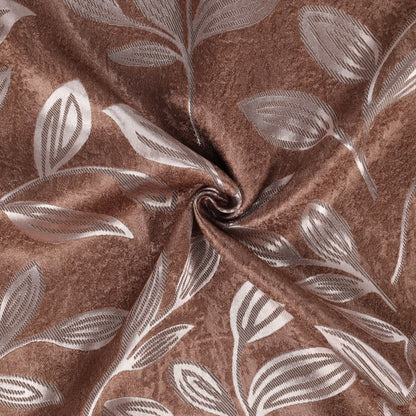 Leaves Room Darkening Washable Blackout Curtain Panels. Set of 2