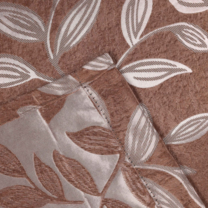 Leaves Room Darkening Washable Blackout Curtain Panels. Set of 2