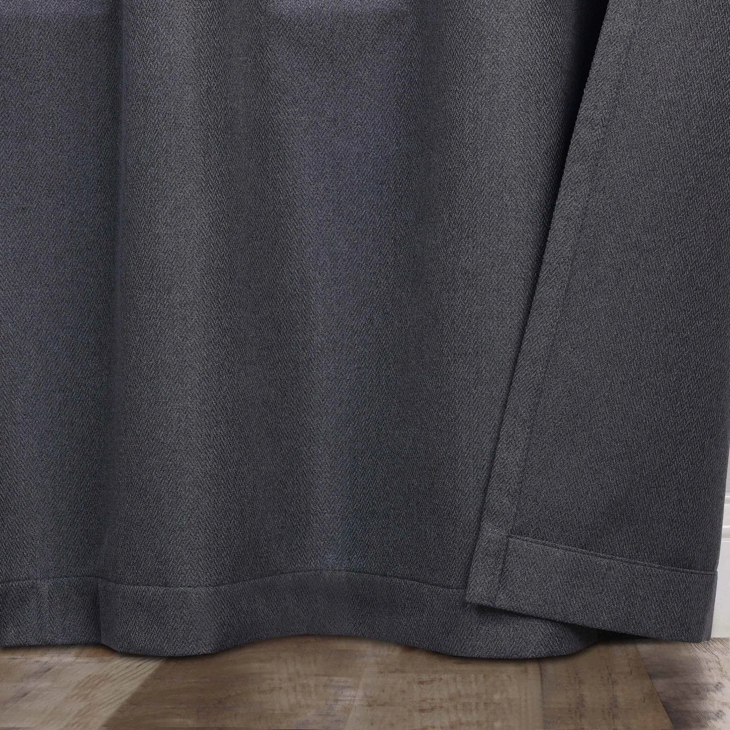 Nyan 100% Blackout Machine Washable Grommet Curtains. Set of 2 Panels
