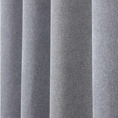Nyan 100% Blackout Machine Washable Grommet Curtains. Set of 2 Panels