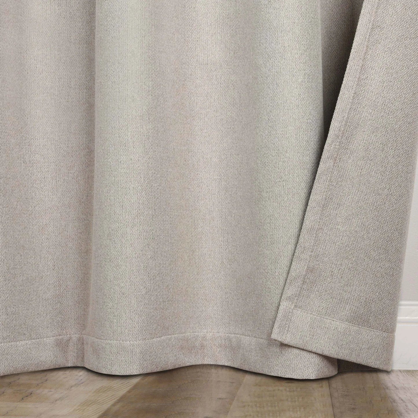 Nyan 100% Blackout Machine Washable Grommet Curtains. Set of 2 Panels
