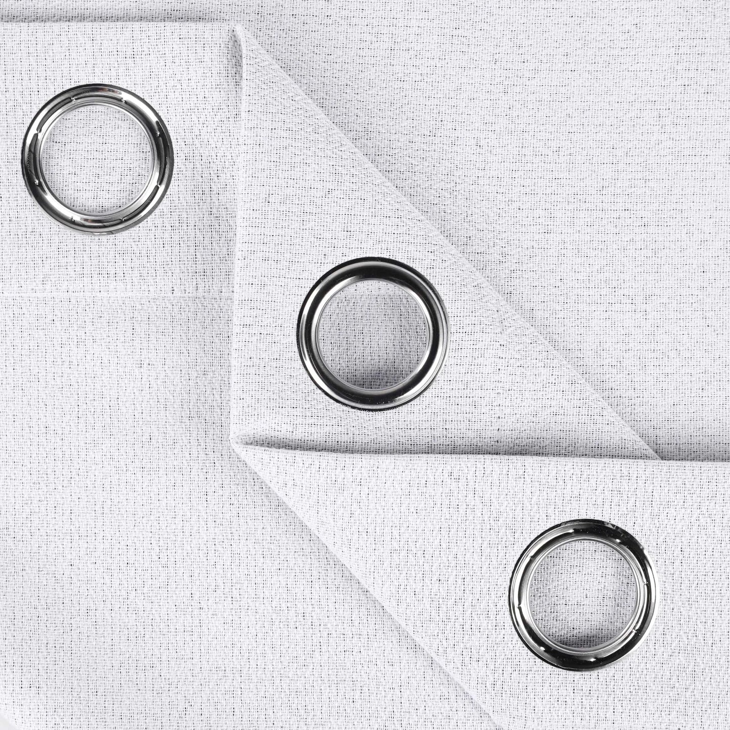 Nyan 100% Blackout Machine Washable Grommet Curtains. Set of 2 Panels