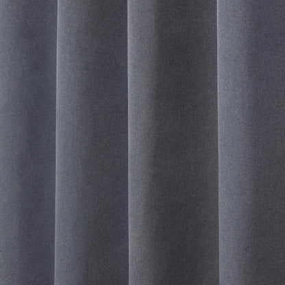Neal 100% Blackout Machine Washable Grommet Curtains. Set of 2 Panels