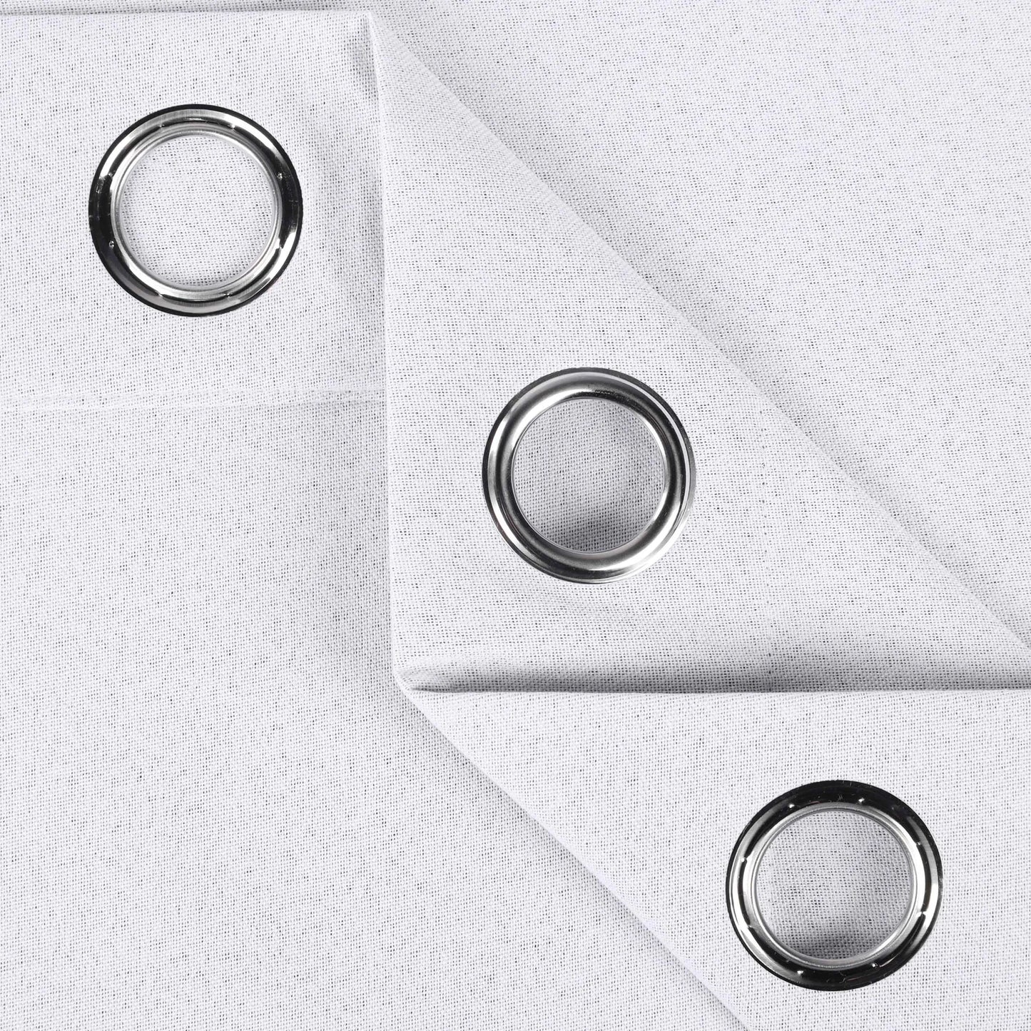 Neal 100% Blackout Machine Washable Grommet Curtains. Set of 2 Panels
