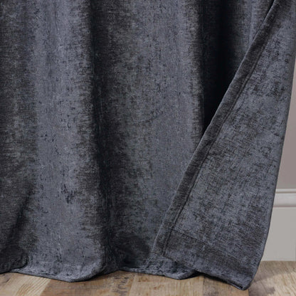 Noor Semi-Blackout Chenille Washable Grommet Curtains. Set of 2 Panels